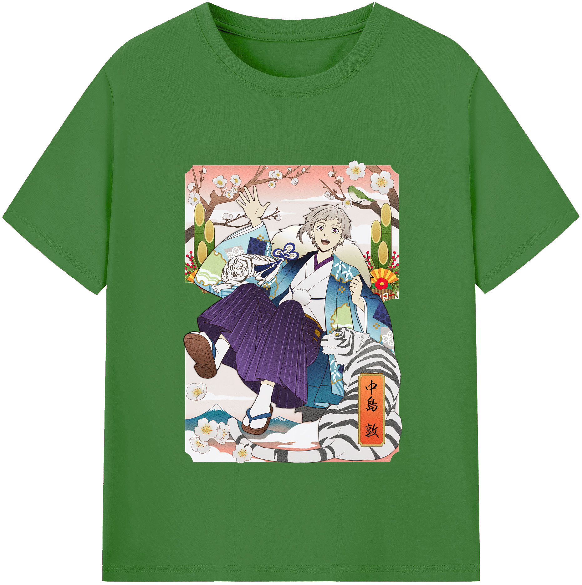（画像用） 文豪ストレイドッグス Bungo Stray Dogs レディースカジュアルプリントTシャツ（綿100％）